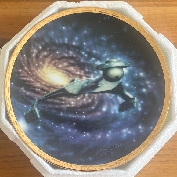 Star Trek The Voyagers Collection Fleet Ships With COA By Hamilton - Picture 2 of 6